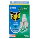 Raid Liquido Elettrico Antizanzare, Fragranza all'Eucalipto, 60 Notti, Ricarica 36 ml